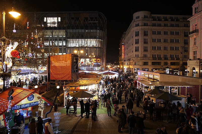 Vánoční trhy Budapešť